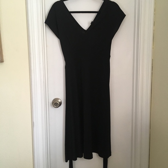Banana Republic silk dress with waist tie - Picture 3 of 4